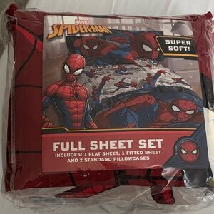 Brand new Spider man Marvel full sheet set